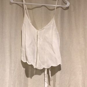 White crop top